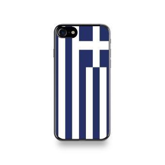 Coque Iphone 8 Silicone motif Drapeau Grèce