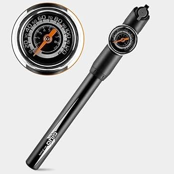 POMPE MANOMÈTRE DOUBLE ACTION NOIRE AVEC FLEXIBLE