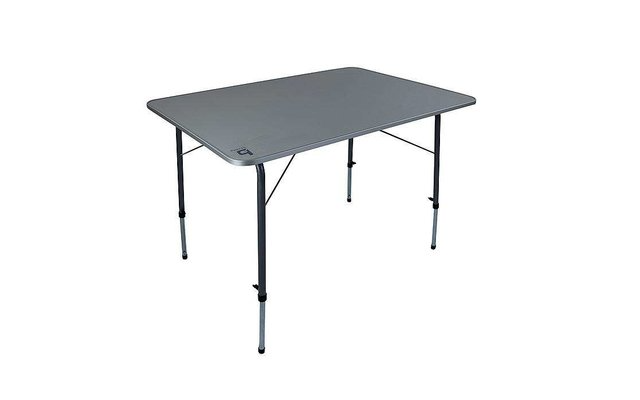 Bo-Camp Table pliante réglable en hauteur 100 x 70 x 70 cm