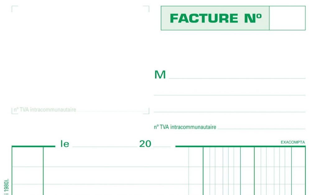 Bloc Facture Duplicata