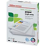 Papier recyclé Office Depot A4 80 g/m² Blanc 100% recyclé – 500 feuilles / Ramette