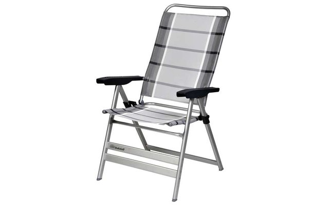 Chaise de camping Dukdalf GRANDE- argent-anthracite