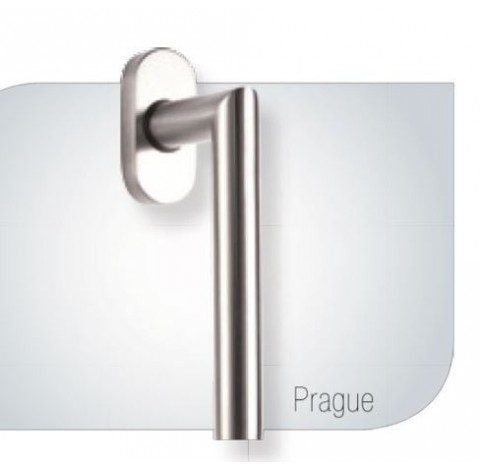 POIGNÉE SUR PLATINE INOX OB PRAGUE