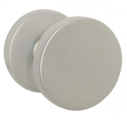 BOUTON DE TIRAGE PLAT FIXE ALU ARGENT