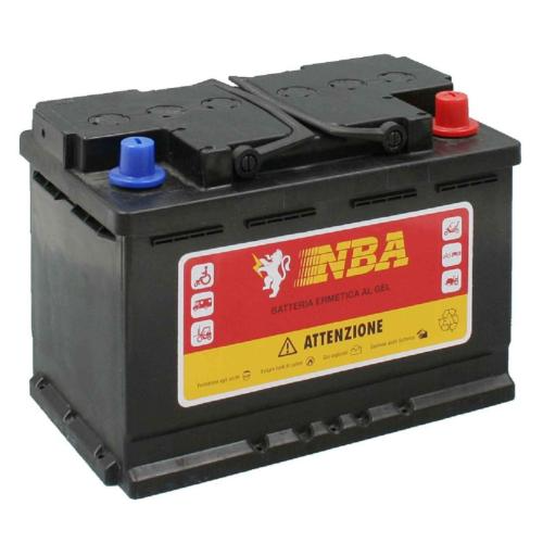 BATTERIE GEL NBA 52 L3 GEL /12 V 52 AH C20