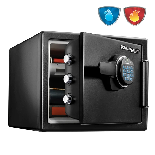 Coffre-fort Ignifugé et résistant à l’eau – Serrure Electronique – Format L – MASTERLOCK – LFW082FTC
