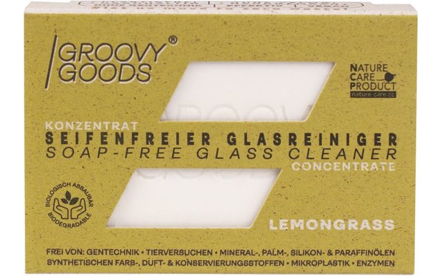 GroovyGoods nettoyant pour vitres sans savon Lemongrass