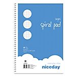 Cahier double spirale Niceday A4 60 g/m² Papier – 5 / Paquet