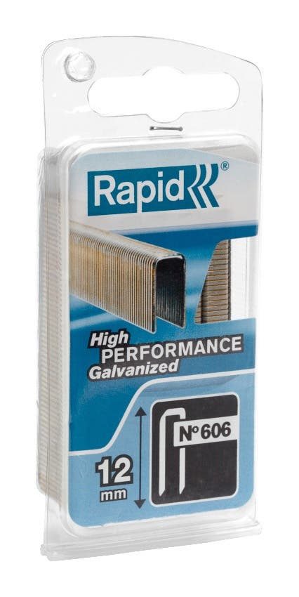 Lot de 1200 agrafes RAPID 606/12mm