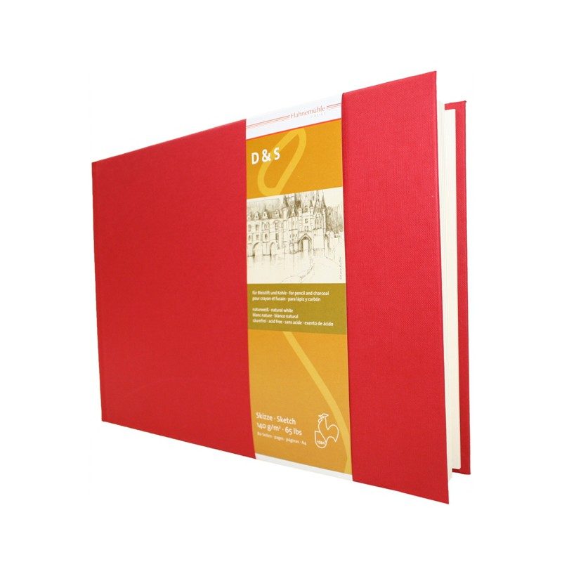 Livre croquis D&S rouge – 140 g/m² – Moulin du coq