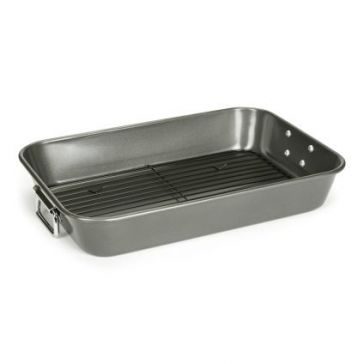 Plat à rôtir avec grille 41 x 30 cm