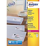 100 Feuilles d’étiquettes adresses Laser L7162 – Avery – 16/pages A4 – 99,1 x 33,9 mm