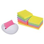 12 blocs de notes repositionnables – Post-it – R-330-NR12 – Z-Notes – 76 x 76 mm – coloris assortis + dévidoir