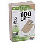 Enveloppes recyclées Marron Sans Fenêtre 9 (H) x 14 (l) cm – 100 / Paquet