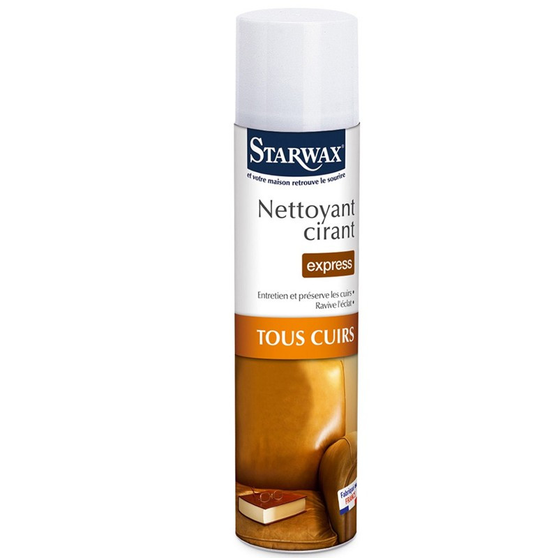 Nettoyant cirant express tous cuirs STARWAX