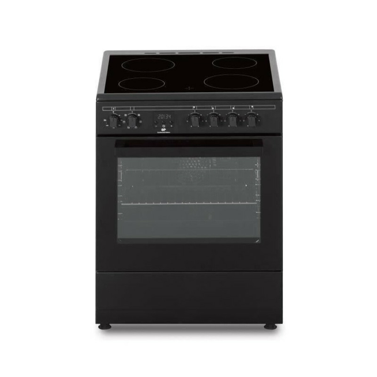 Cuisiniere vitrocéramique CONTINENTAL EDISON CECV60FCB – 4 feux – L58,8 xP61 xH83 cm – Noir