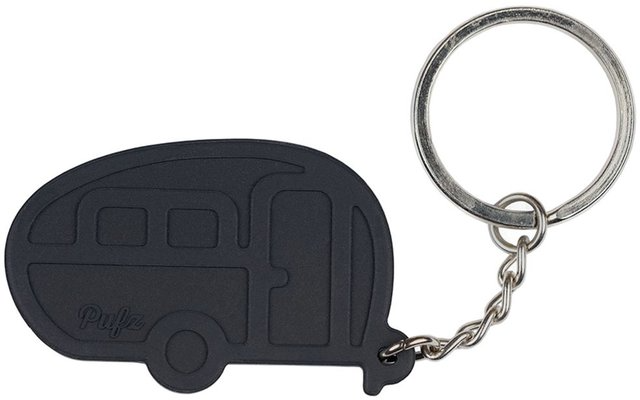Porte-clés Pufz caravane rétro noir