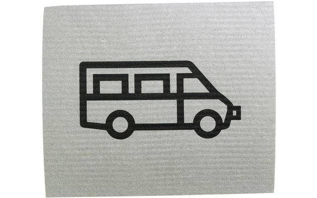 Pufz torchon suédois camping-car gris