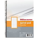 Cahier double spirale Office Depot A5+ Couverture dûre 70 g/m²
