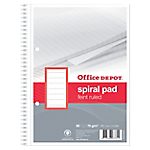 Cahier double spirale – Office DEPOT – A5+ – ligné – 160 pages