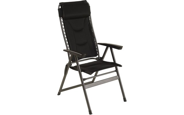 Chaise de camping Wecamp Apollo noire