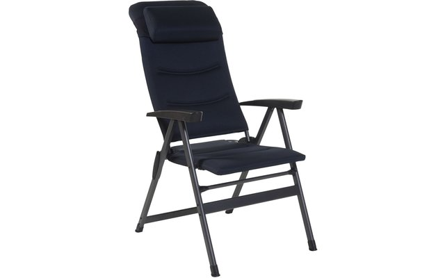 Wecamp chaise 6 pos fauteuil relax Falcon bleu foncé