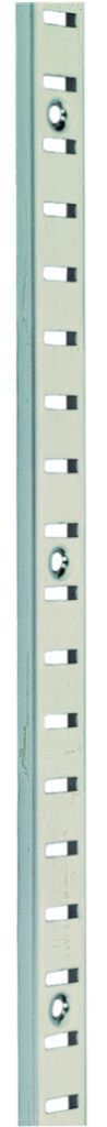 Crémaillère en applique Monin – Acier nickelé – Crémaillère long. 2 m – 11 x 6 mm