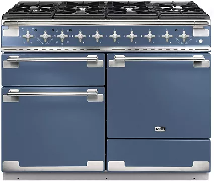 Piano de cuisson gaz Falcon ELISE 110 ROCHE BLEUE NICKEL BROSSÉ