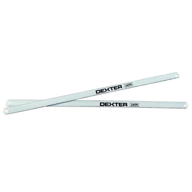 Lot de 2 lames pour scie à métaux coupe multiusage DEXTER