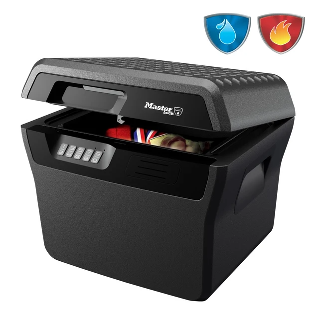 Caisse de Sécurité Anti feu Ignifugé et Étanche – Serrure Electronique – Format L – MASTERLOCK – FHW40300EURHRO