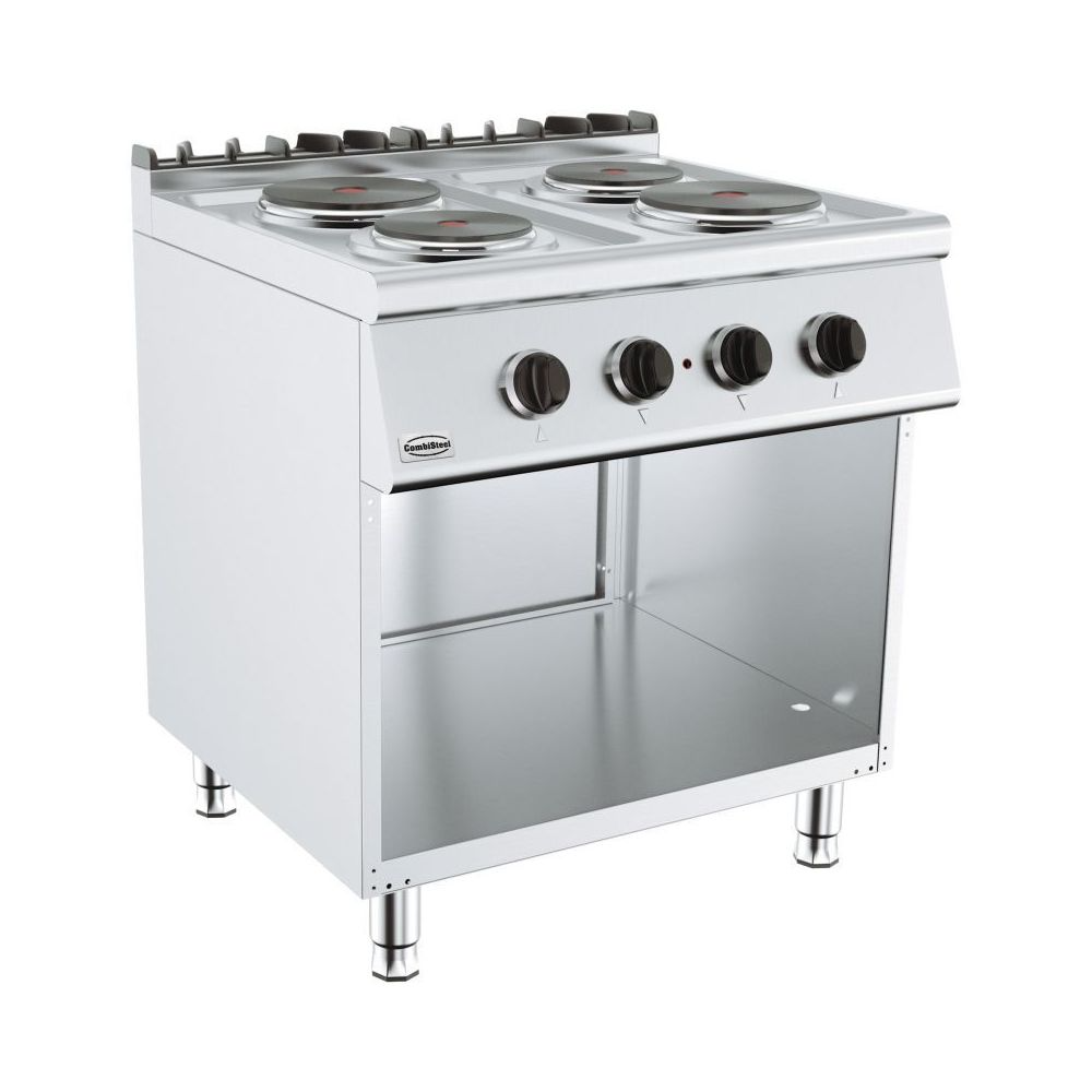 Piano de Cuisson Electrique 2 ou 4 Plaques – Série 700 – Combisteel – 800×700 700