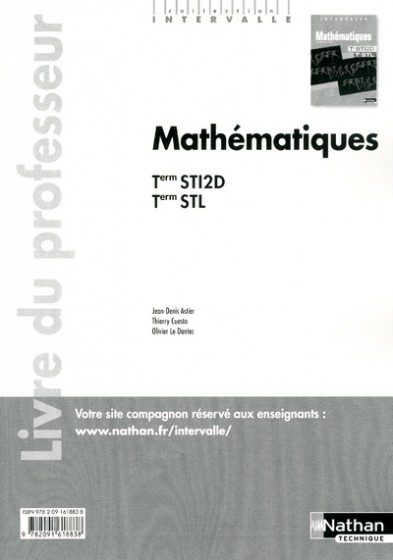 MATHEMATIQUES TERM STI2D/STL