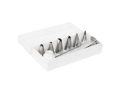 Douille inox Cannelée décor par 6 Tellier