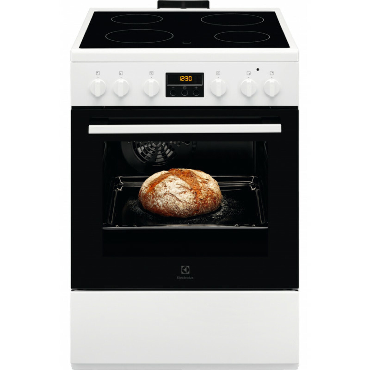 Cuisinière vitrocéramique Chaleur tournante pulsée 54L ELECTROLUX 60cm, 4968433