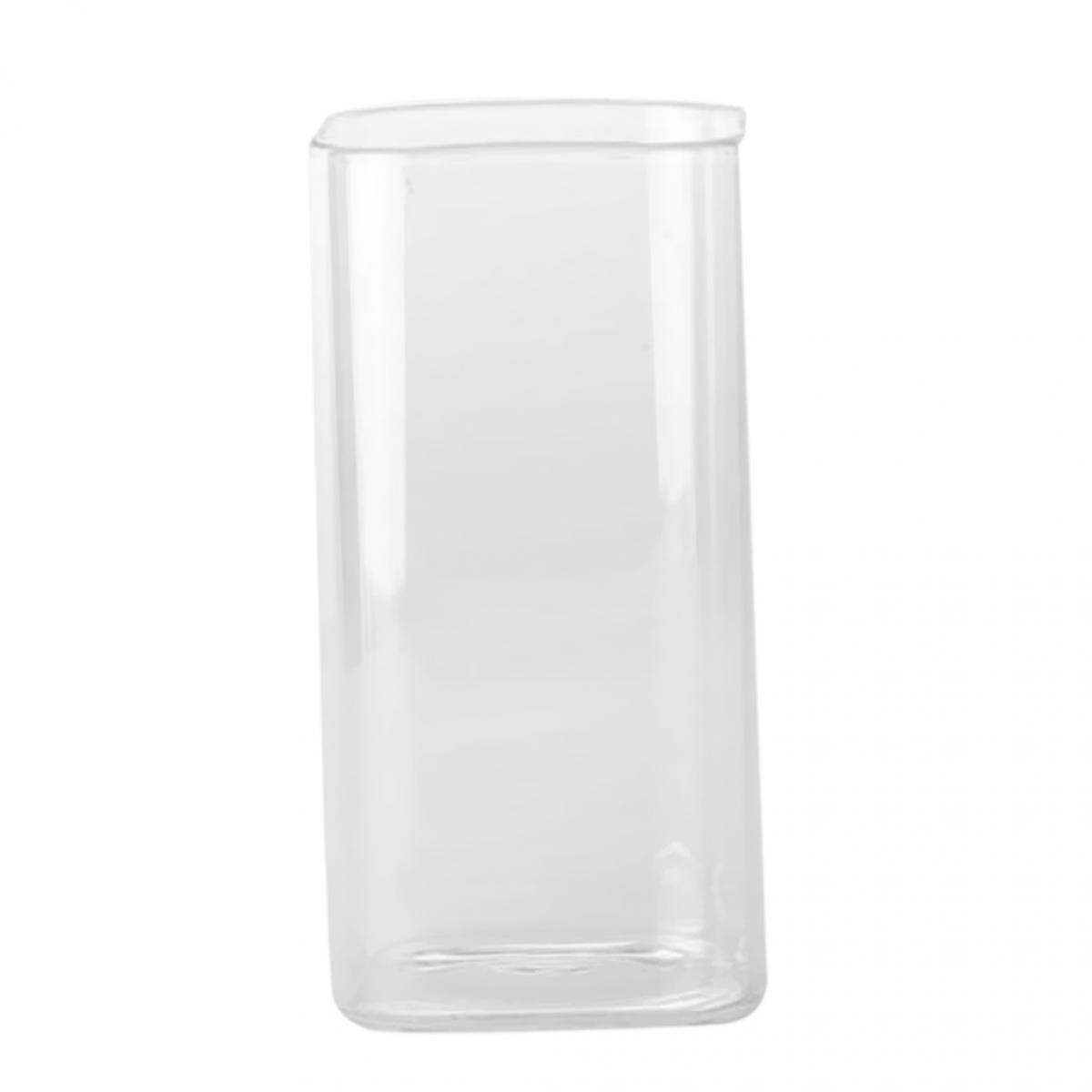 Résistant à La Chaleur Verre De Borosilicate Verre Carré D’eau Verre Tumbler
