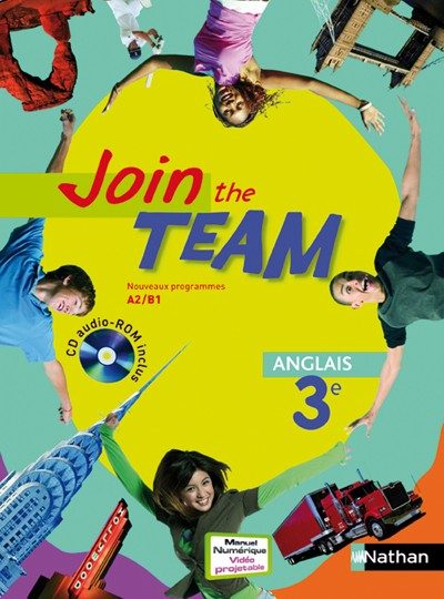 JOIN THE TEAM 3ÈME + CD AUDIO INCLUS