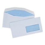 Enveloppes Gommée Blanc Avec Fenêtre GPV C5/6 11,4 (H) x 22,9 (l) cm 80 g/m² – 1000 / Paquet