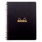 Cahier à spirale Rhodia A5+ Rhodiactive 160 Pages 90 g/m² Papier Noir