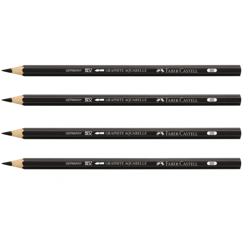 Crayon Graphite Aquarelle HB/2B/4B/6B/8B – Faber-Castell