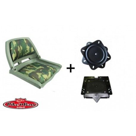 Pack Siège Pike’nBass camouflage platine et clip