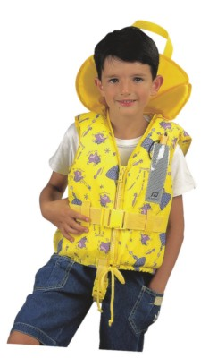Gilet de sauvetage Plastimo Typhon motif jaune enfant 100N
