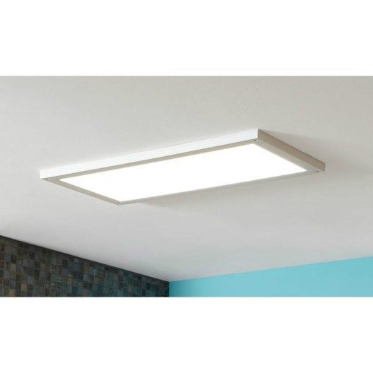 Panneau LED intégrée Gdansk INSPIRE IP44, rectangle 60 x 30 cm, 24 W, blanc