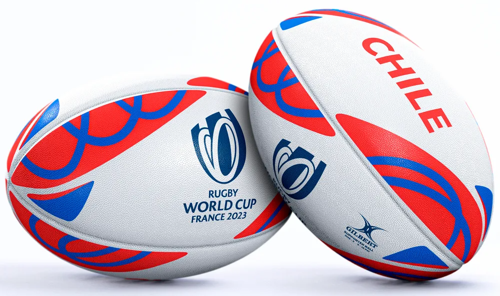 Ballon de Rugby Gilbert Coupe du Monde 2023 Supporter Chili