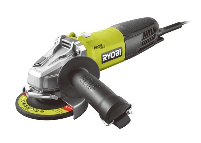 Meuleuse d’angle filaire RYOBI, Rag800-125g, 800 W