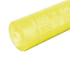 Rouleau nappe papier damassé Jaune