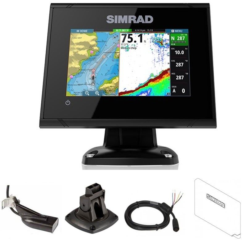 Sondeur GPS Simrad GO5 XSE + Sonde HDI 83/200/455/800 KHz