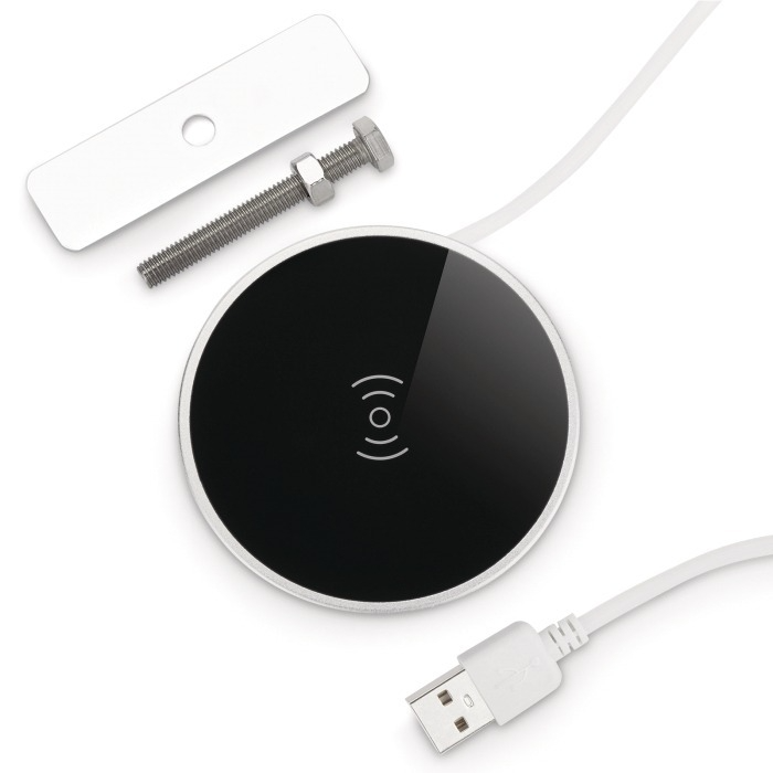 CHARGEUR INDUCTION ENCASTR. D60 NR AVEC CABLE USB-PREVOIR SYN029