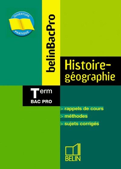 BELINBAC PRO HISTOIRE GEOGRAPHIE