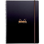 Cahier à spirale Rhodia A4+ Pro 160 Pages 90 g/m² Papier Noir