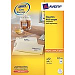 2400 Etiquettes multifonctions – Avery – 70 x 37 mm